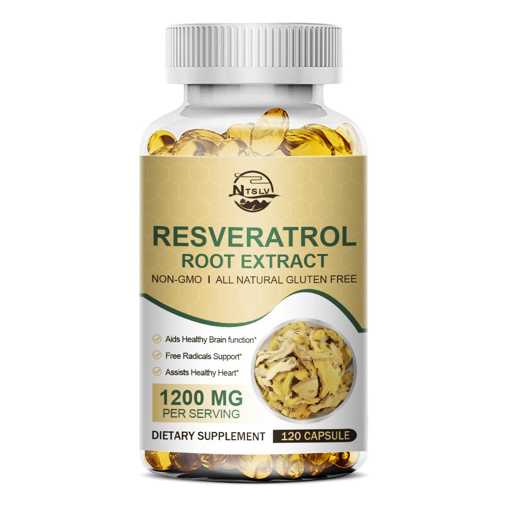 120 Resveratrol Root Extract Premium Antioxidant for Skin & Anti-Aging Care