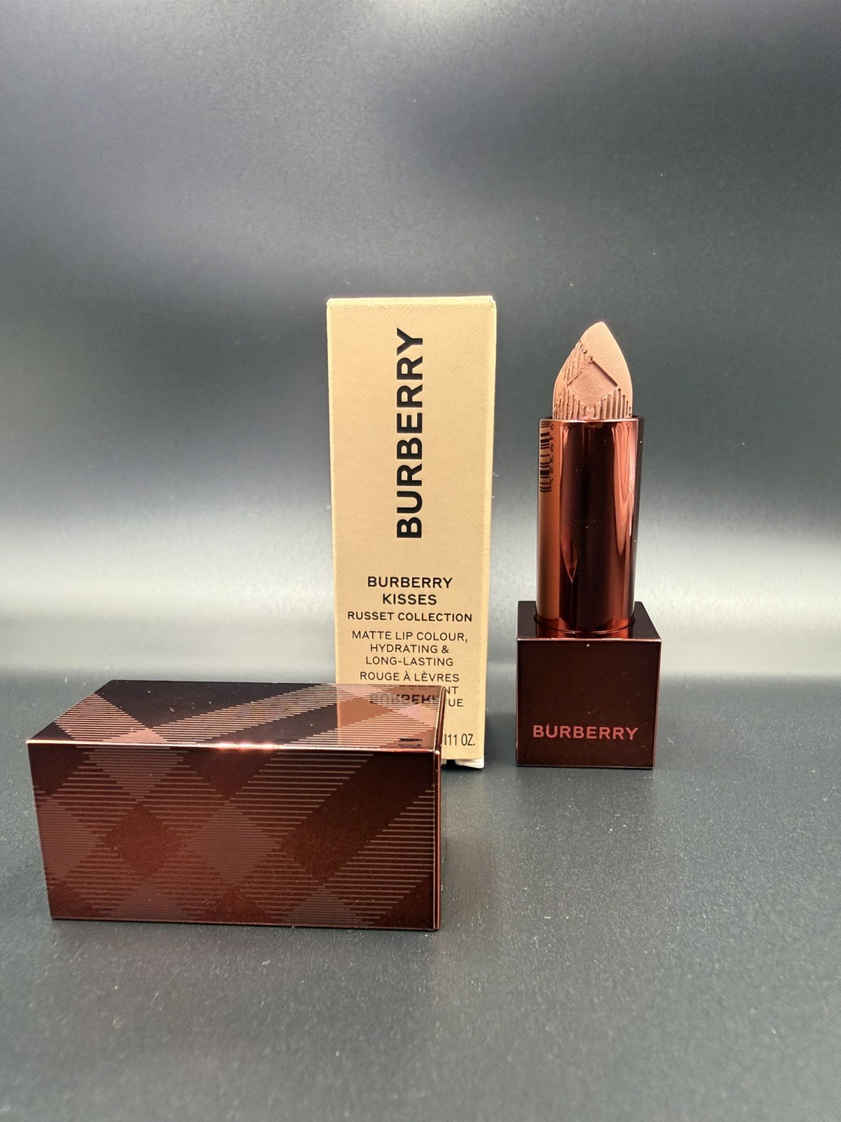 Burberry Kisses Matte Chestnut Nude 09 Russet Collection Lipstick Full size 3.3g