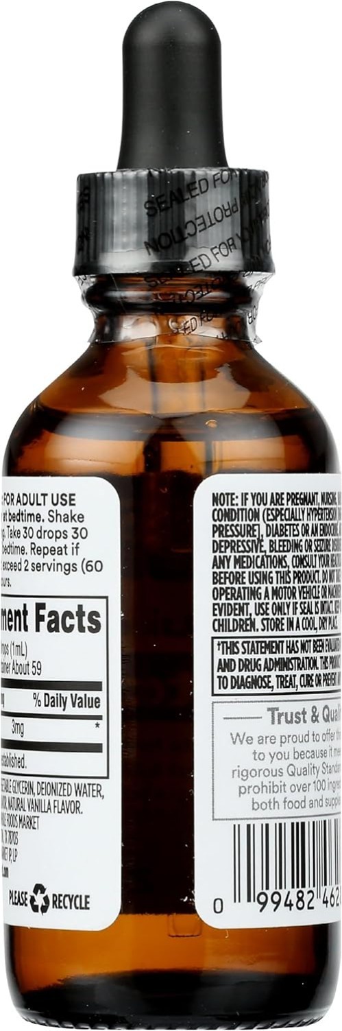 Liquid Melatonin – & Kosher, Fast-Absorbing, 2 fl oz