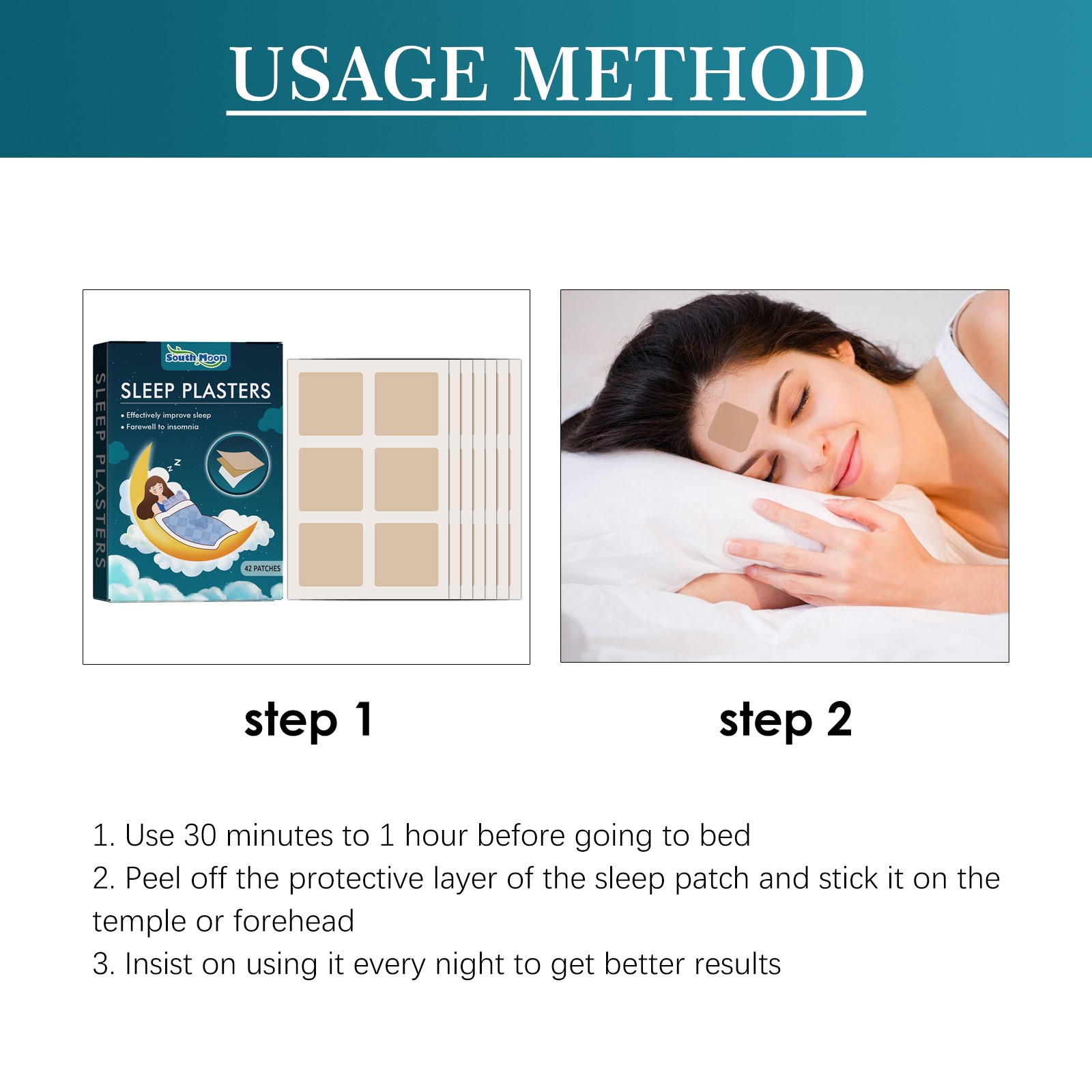 Sleep Aid Patch Relaxation Herbal Aromatherapy Calming Stress Relief Pads