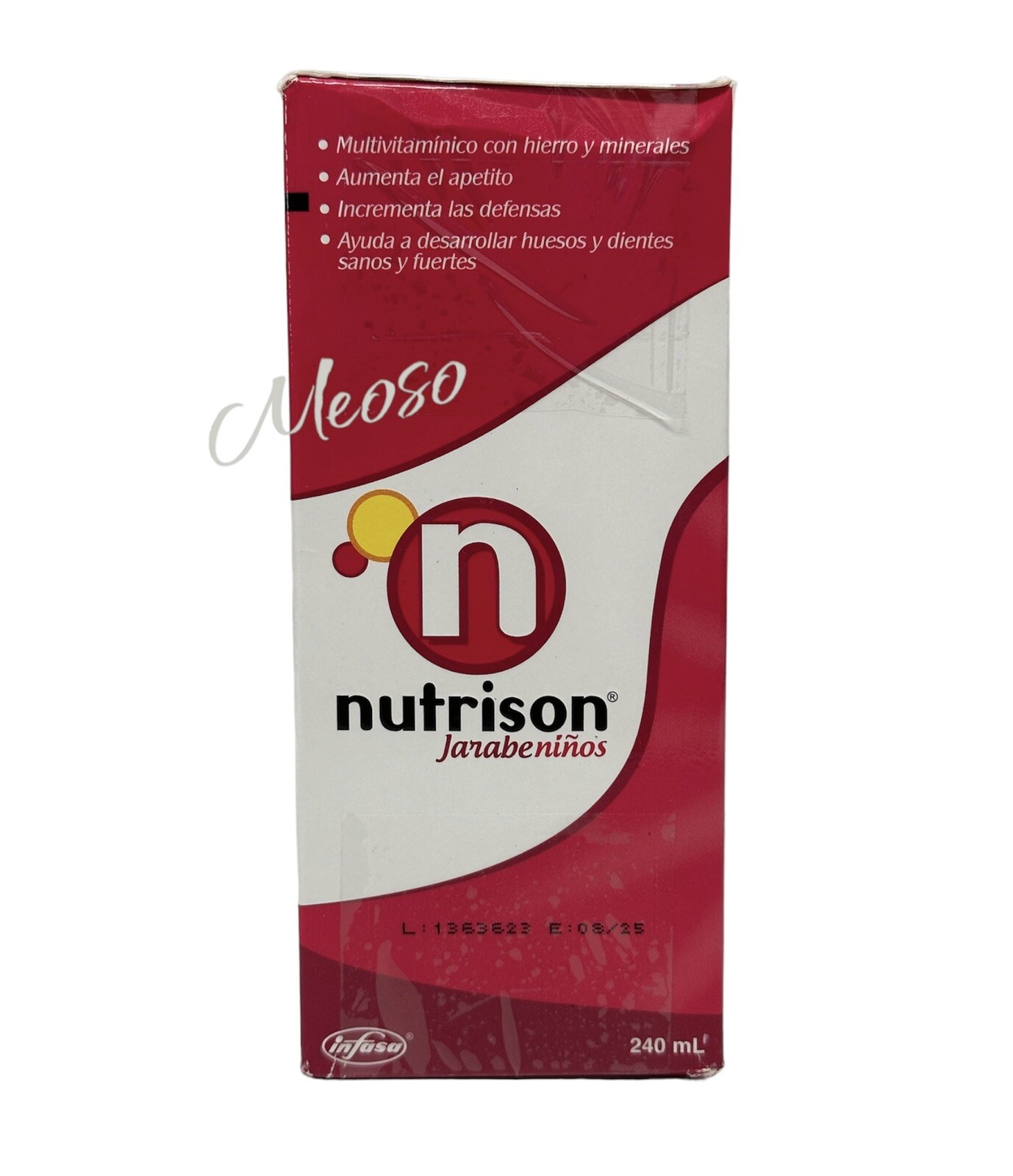 Nutrison Syrup kid increases appetite IRON, COMPLEX B, CALCIUM Vitamin & MINERAL