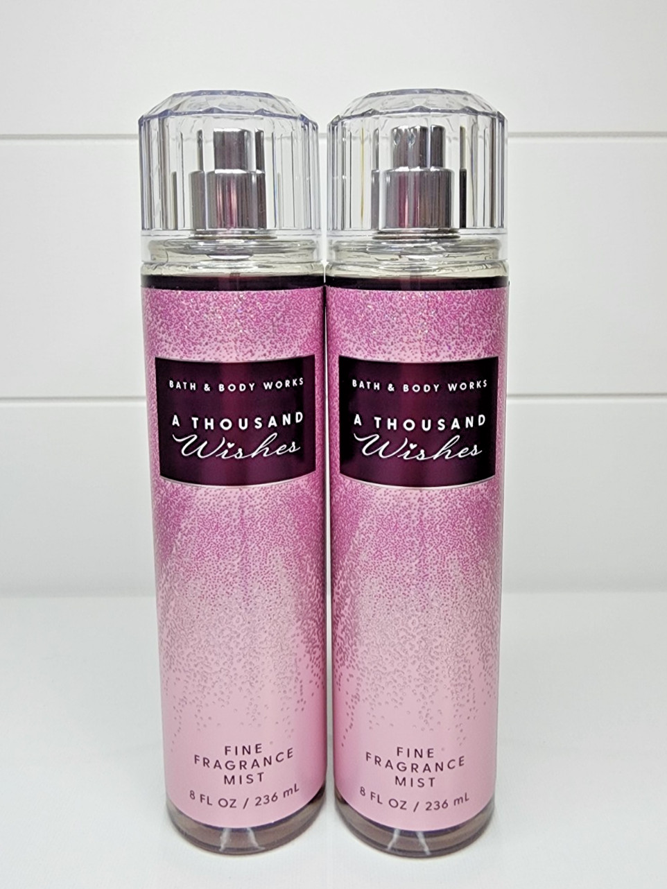 2 of Bath & Body Works THOUSAND WISHES Body Mist – each 8fl oz/236ml