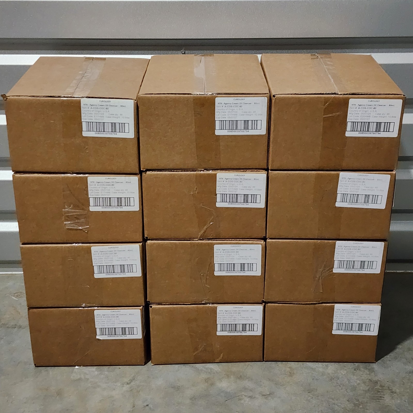 Agency Cloud Care Cream Oil Cleanser 2.7 fl oz Wholesale Bulk (Lot of 576 Count)