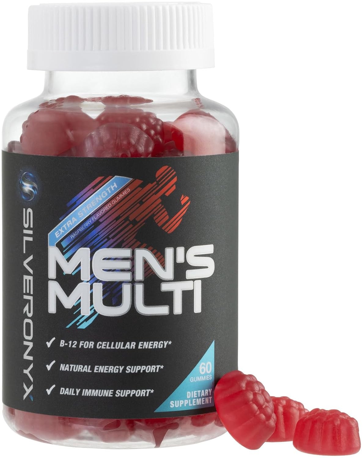 Multivitamin for Men – Complete Daily Mens Multivitamin Gummies with Vitamin D,