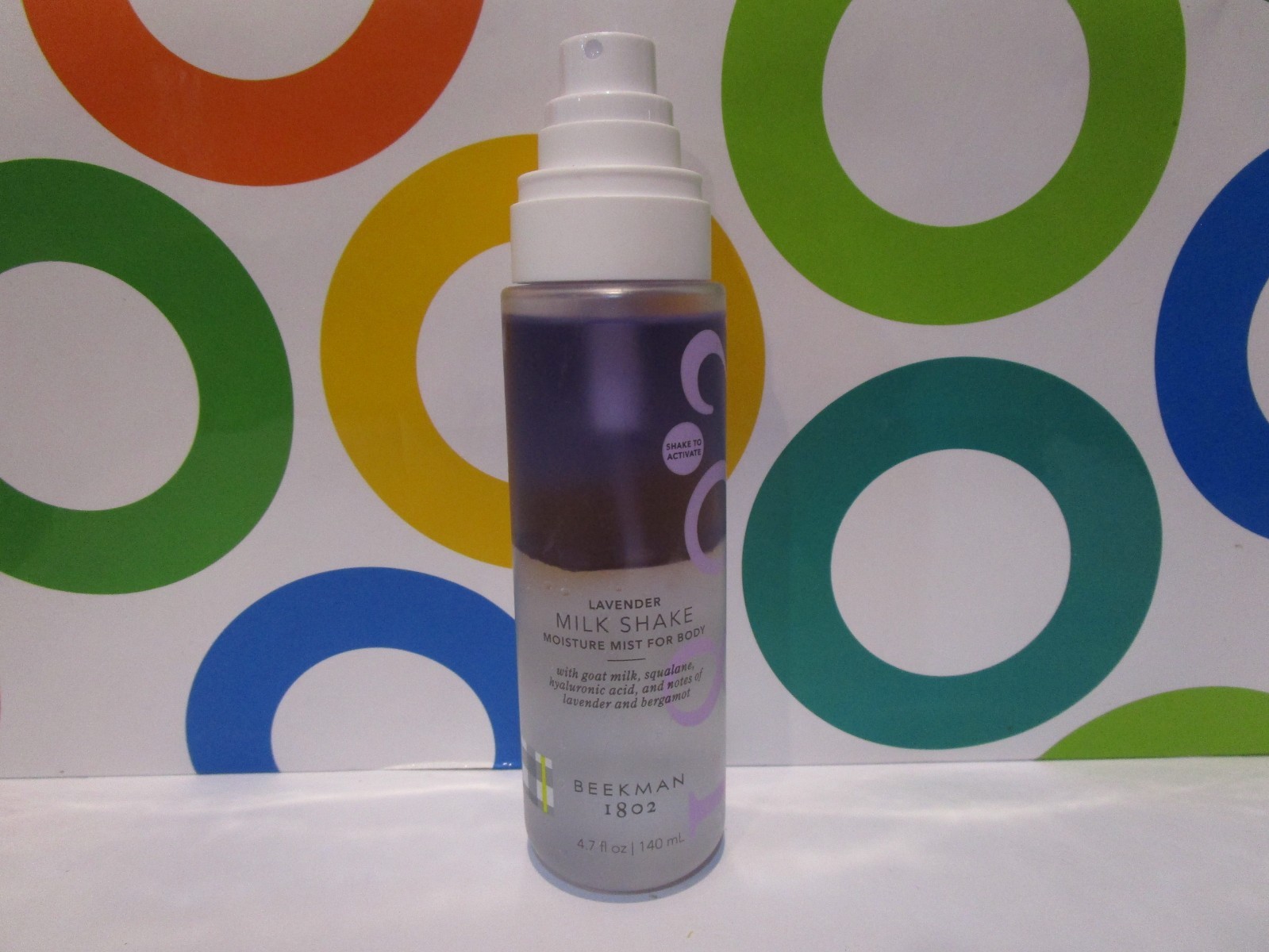 BEEKMAN 1802 ~ MILK SHAKE LAVENDER ~ 4.7 OZ NO TOP CAP