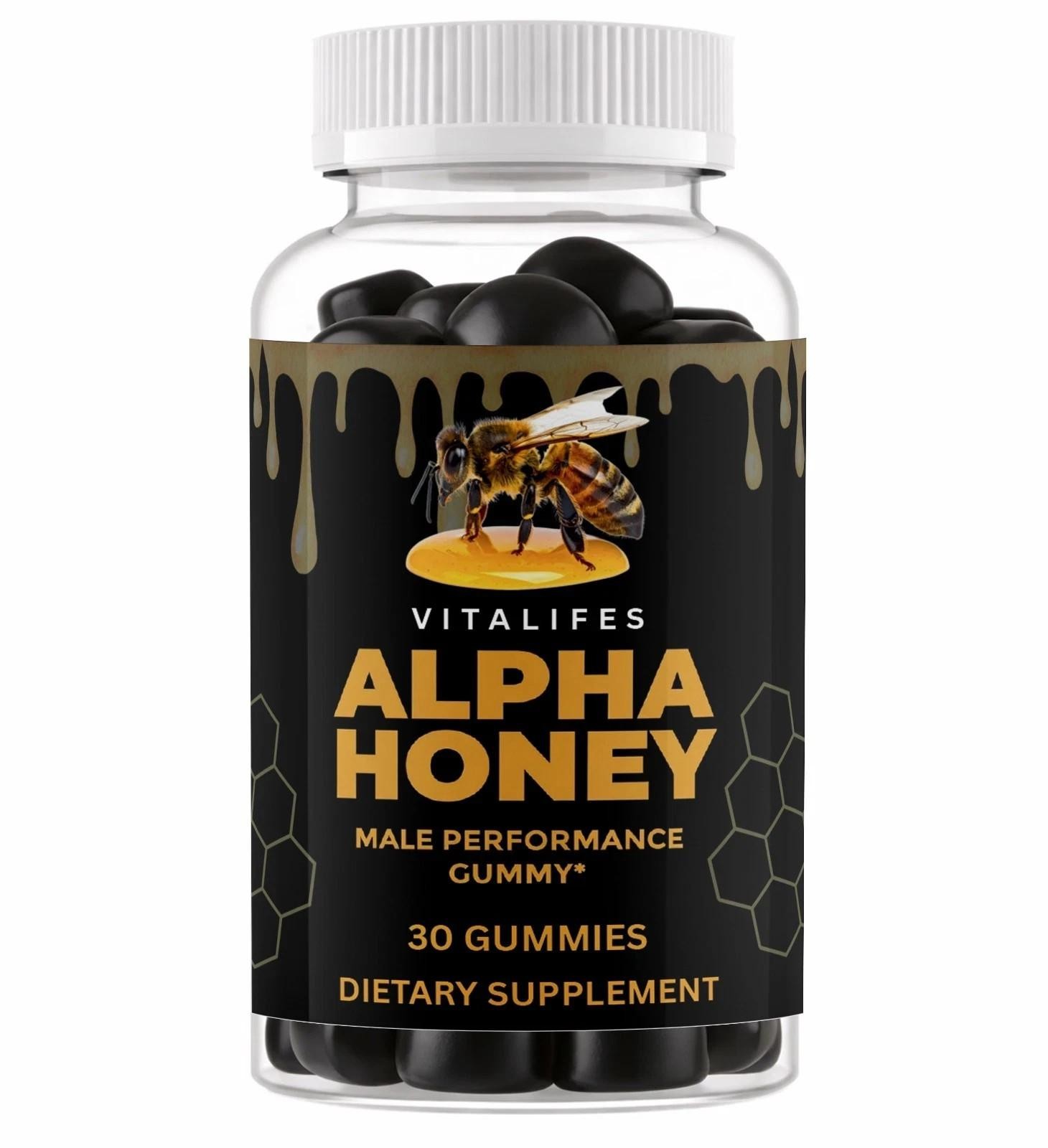 Alpha Honey Performance Gummies, AlphaHoney Supplement (30 Gummies)