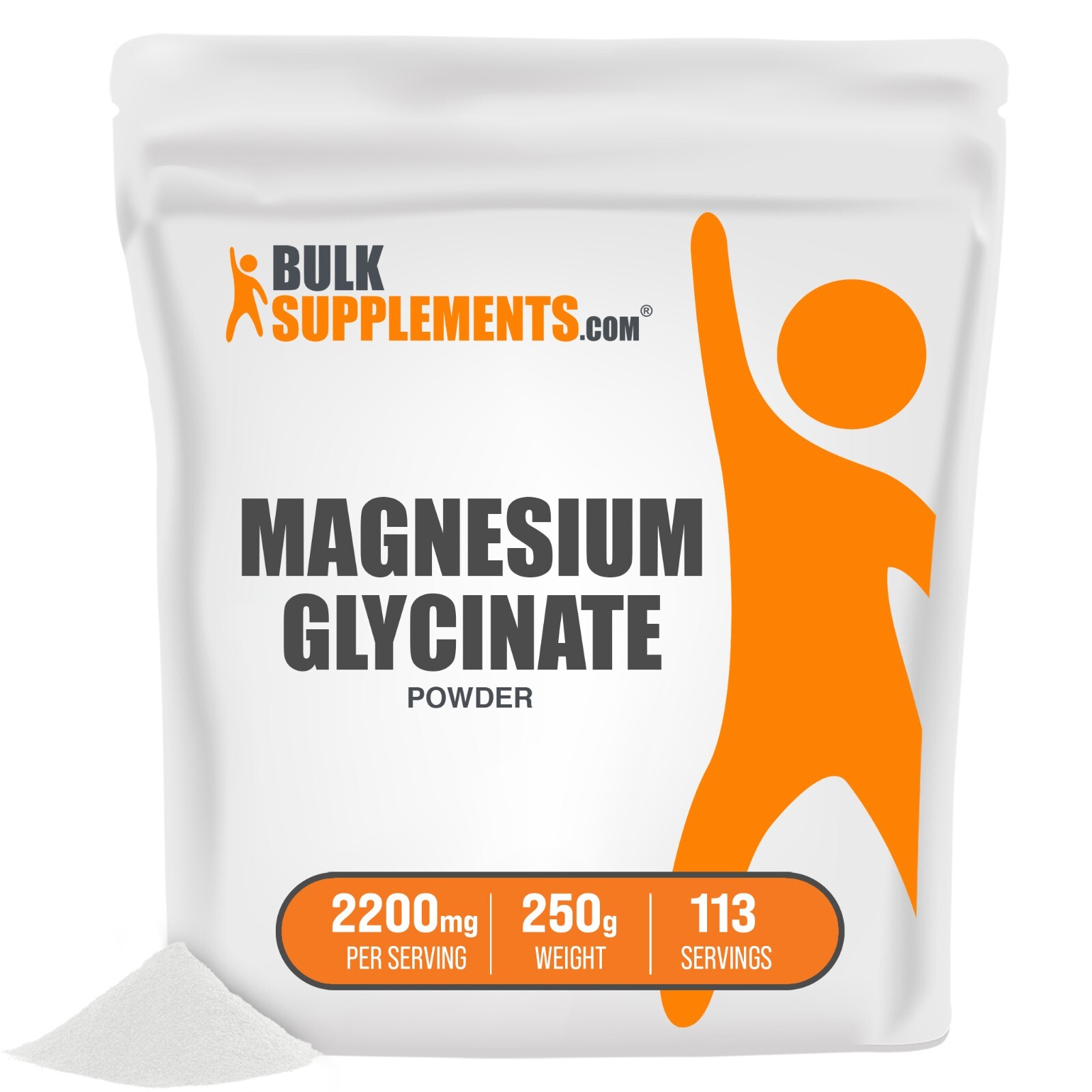 BulkSupplements Magnesium Glycinate – Reduce Stress