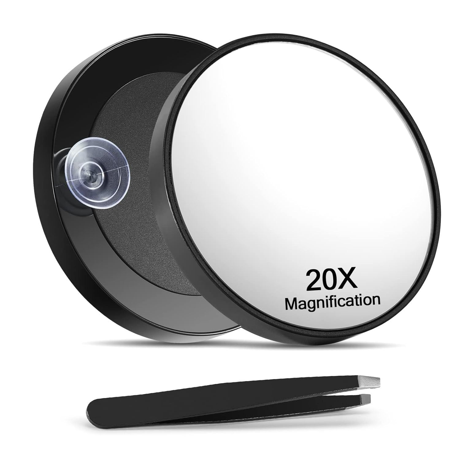 20X Magnifying Mirror 20X Powerful Suction Cup Travel Makeup Mirror Compact