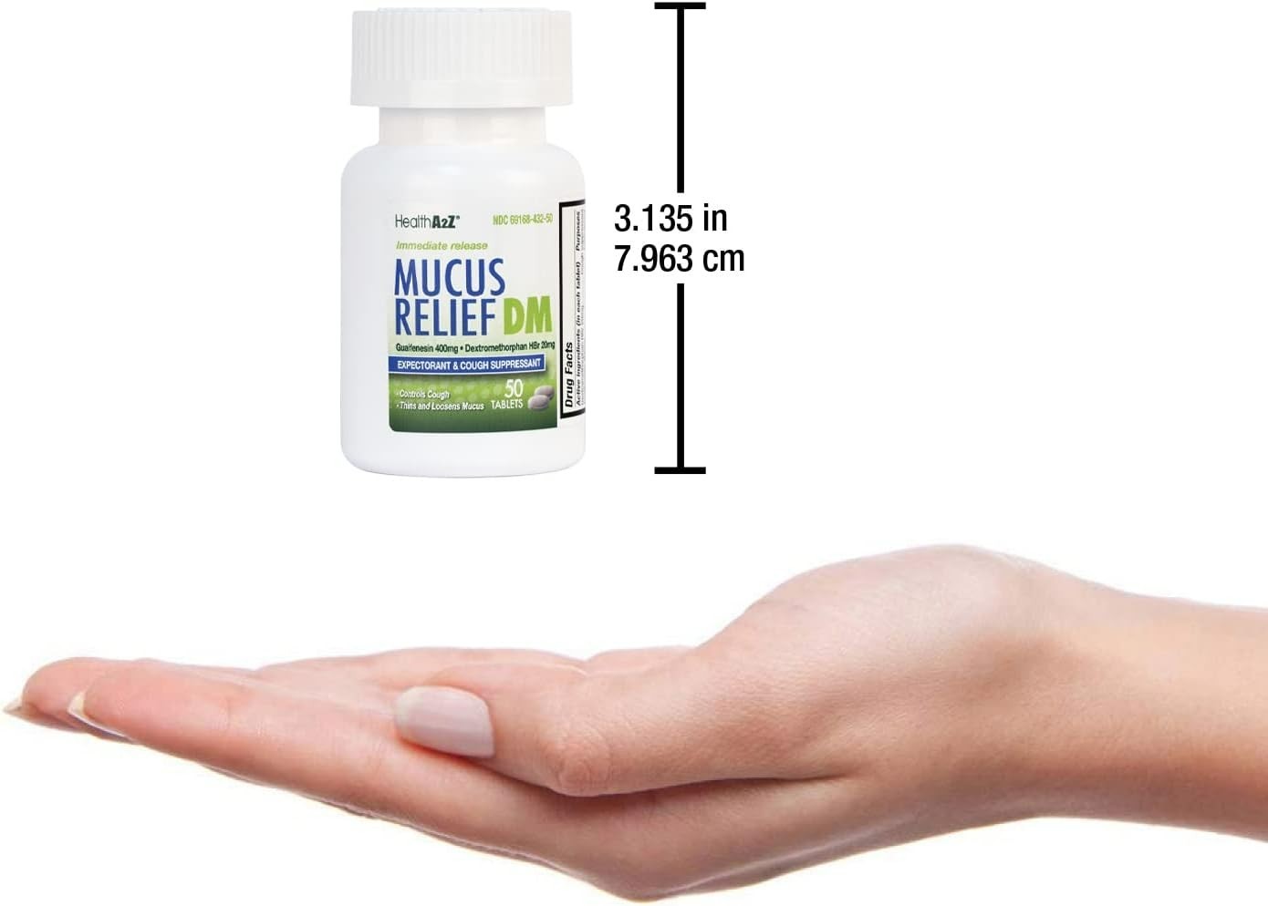 Mucus Relief DM | Dextromethorphan HBr 20mg | Guaifenesin 400mg | No Benzene …
