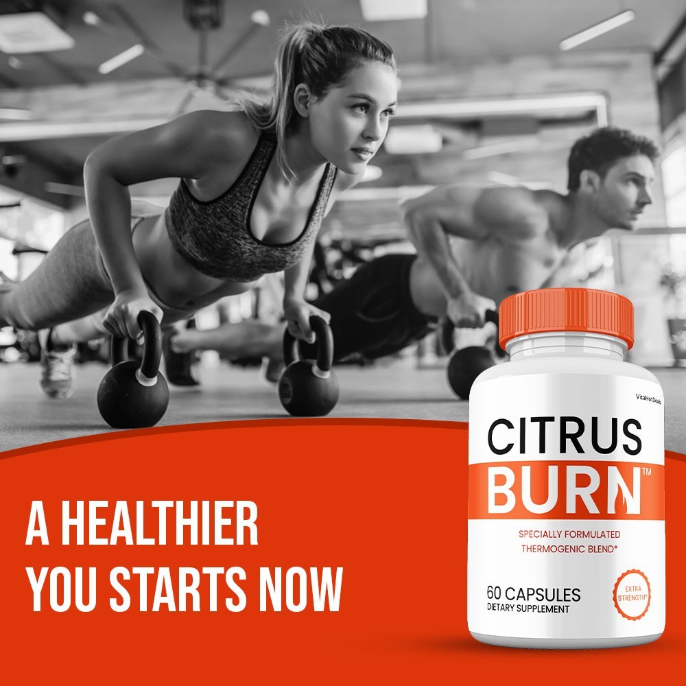 Citrus Burn Capsules, Max Strength Natural Supplement, CitrusBurn Pill (10 Pack)