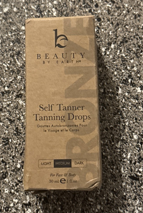Beauty By Earth Self Tanner Tanning Drops Medium 1oz Exp 06/2025