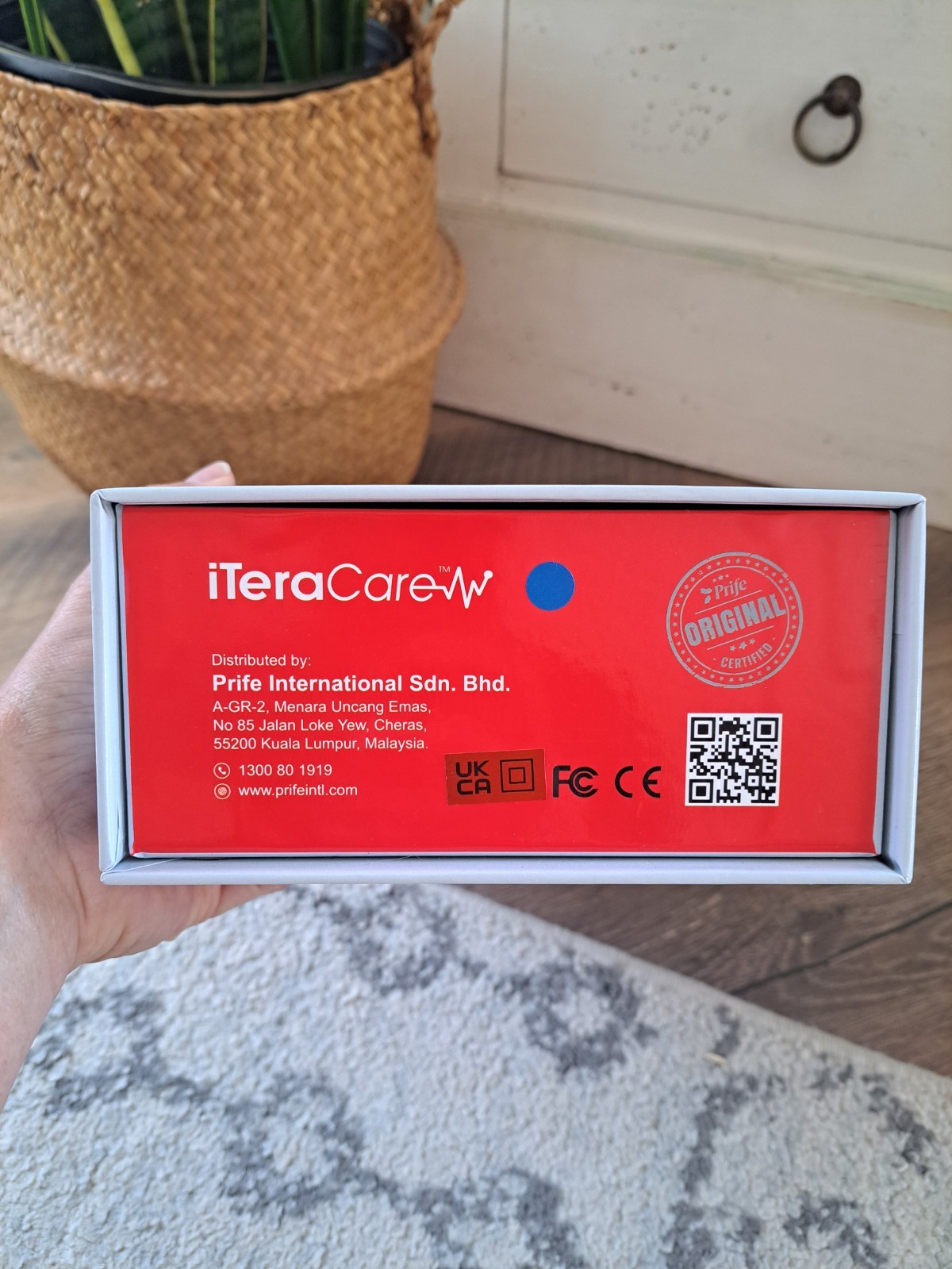 PAINT ISSUE – AUTHENTIC NEW Prife Iteracare Classic Frequency Device Red Wand