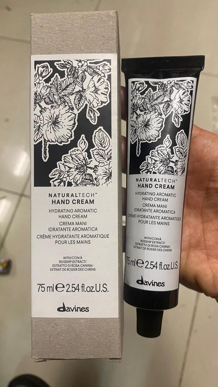 Davines NATURALTECH hydrating aromatic Hand Cream 75ml / 3.54 fl.oz