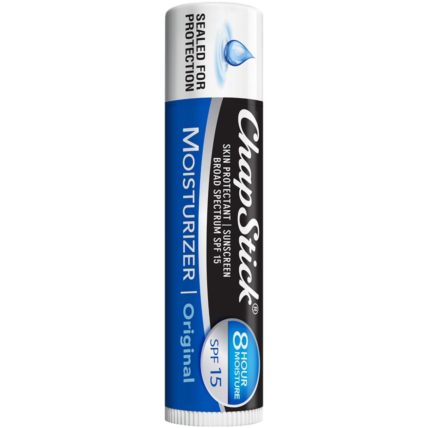 ChapStick Moisturizer 2-in-1 Lipcare SPF 15, 1 Count (Pack of 1), Colorless
