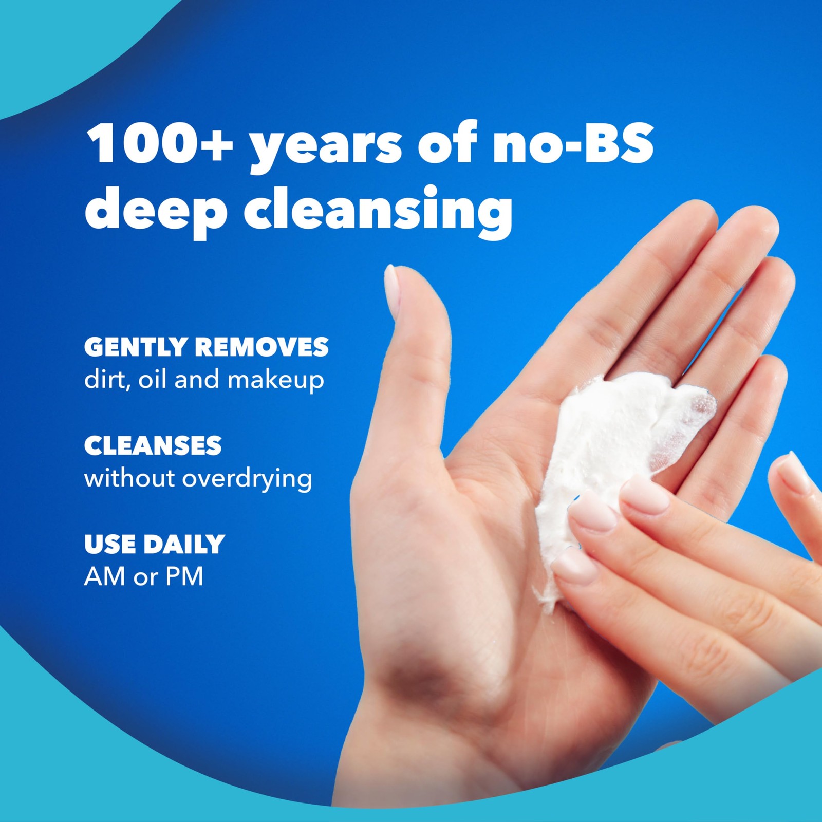 Noxzema Classic Clean Original Deep Cleansing Cream, Refreshing Face Wash 12oz