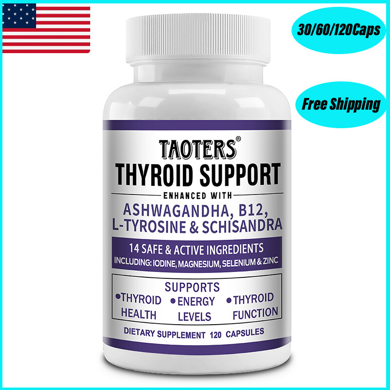 Thyroid Support – Promotes Thyroid Health and Metabolism – Contains Iodine,Zinc