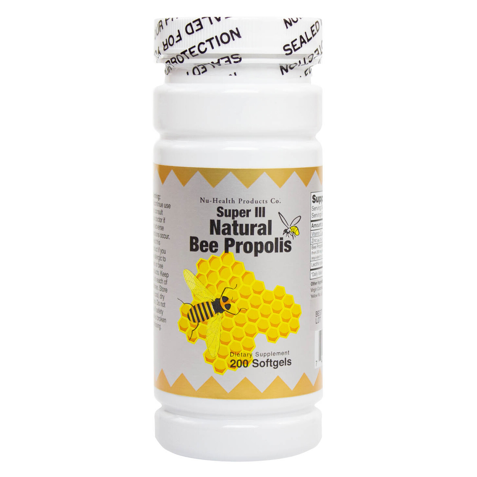 Super Natural Brazil Bee Propolis 200 Softgels