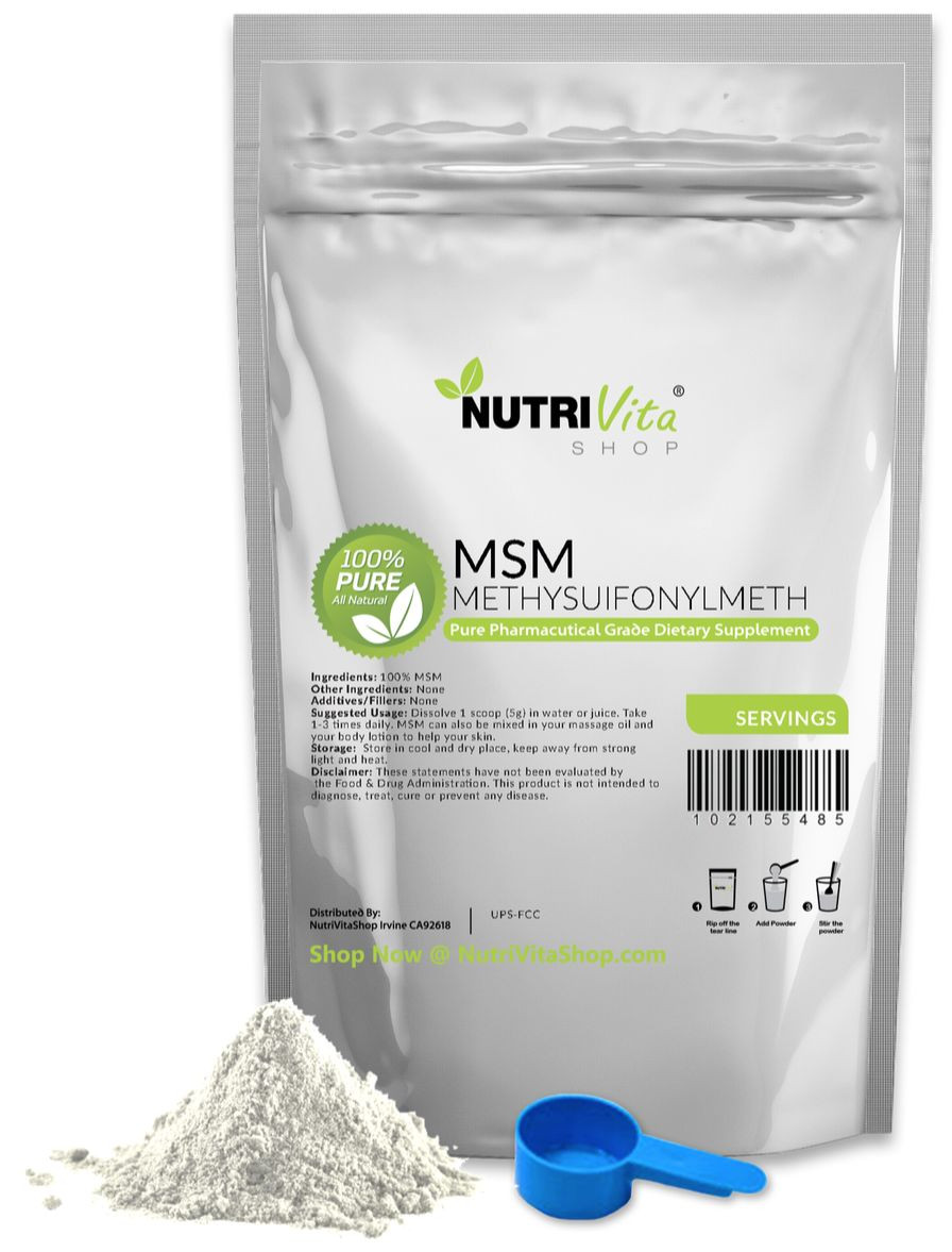 8.8 oz (250g) NEW 100% PURE MSM POWDER JOINT PAIN & ARTHRITIS RELIEF