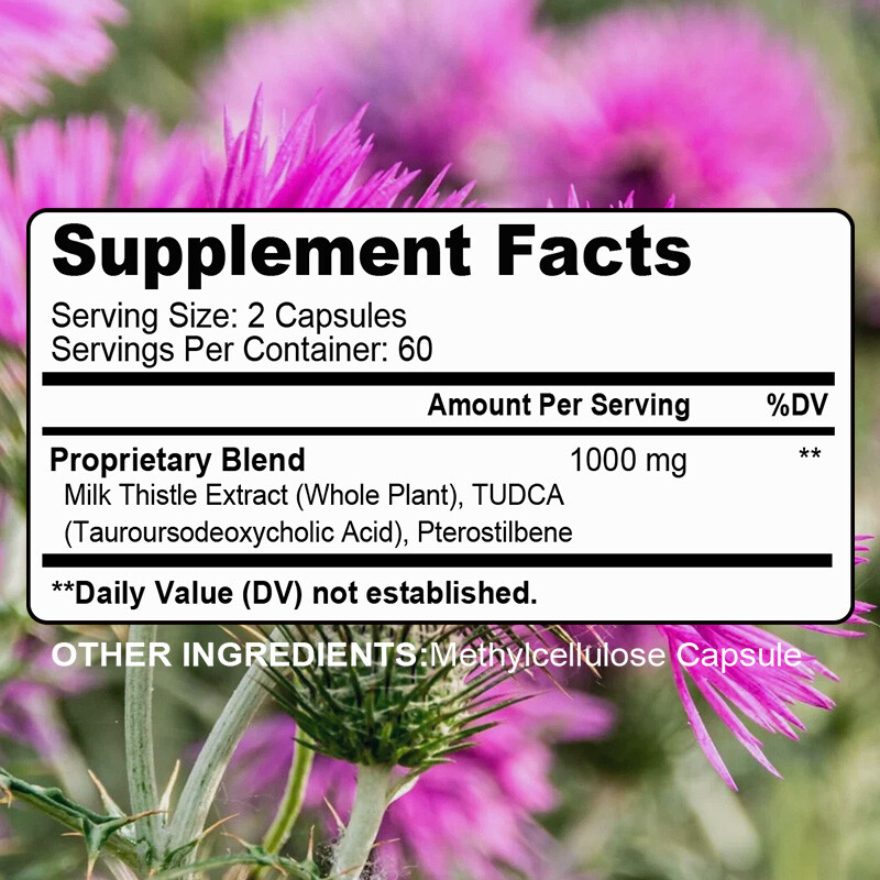 Premium TUDCA Liver Support Supplement 1000mg – Liver Detox and Cleanse