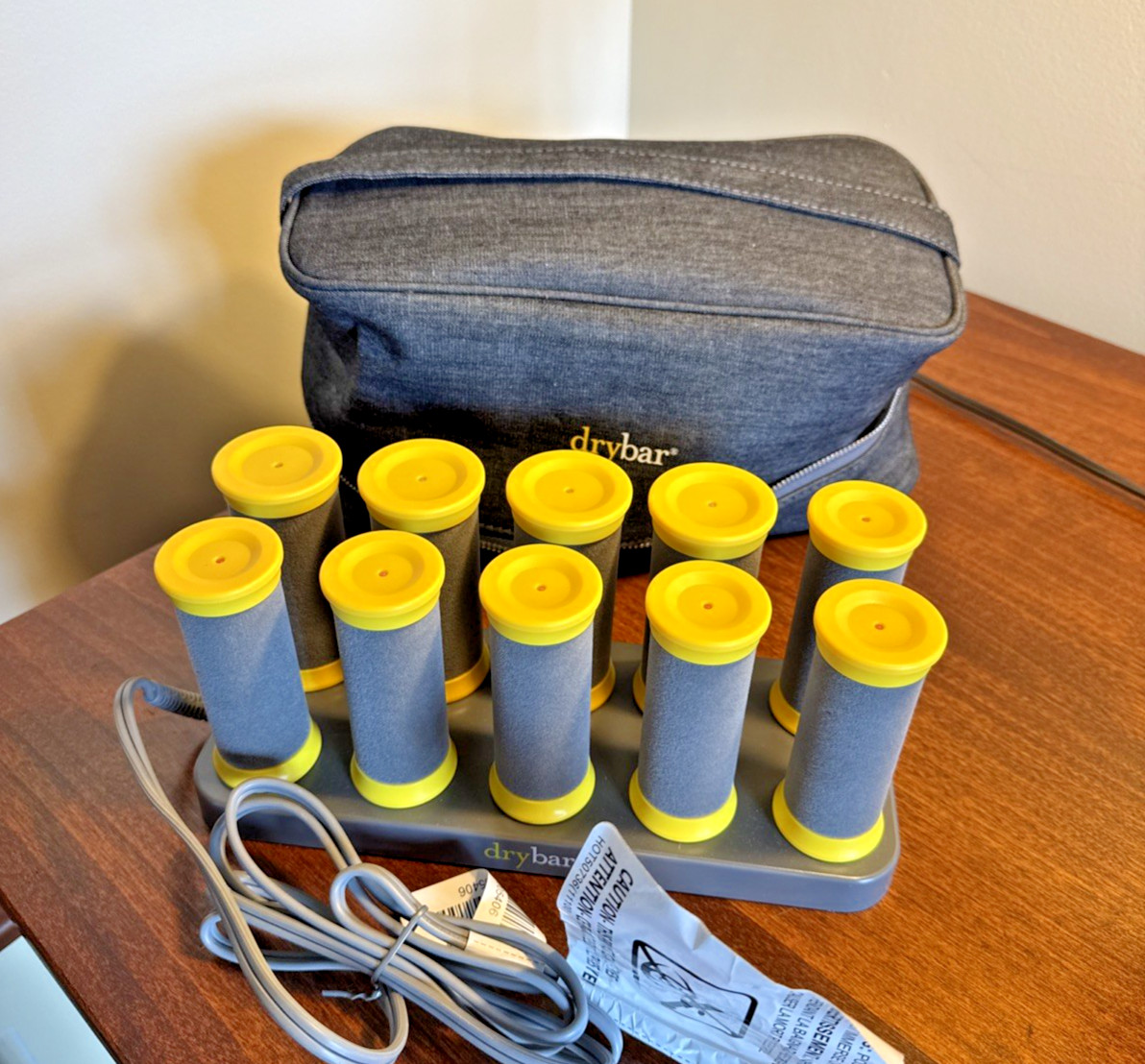 Drybar The Roller Club set, Ceramic Hot Rollers 1.5 & 1.75in