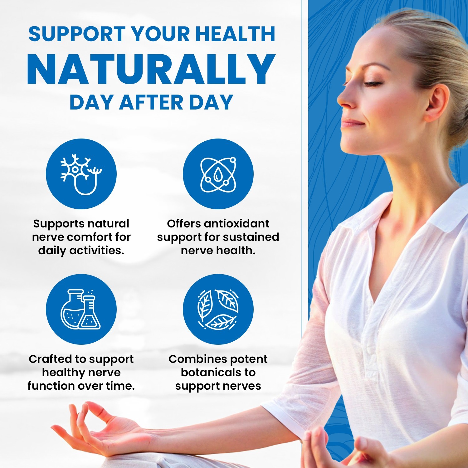 (2 Pack) Nerve Ease Capsules – NerveEase Pills Natural Ingredients Nootropic