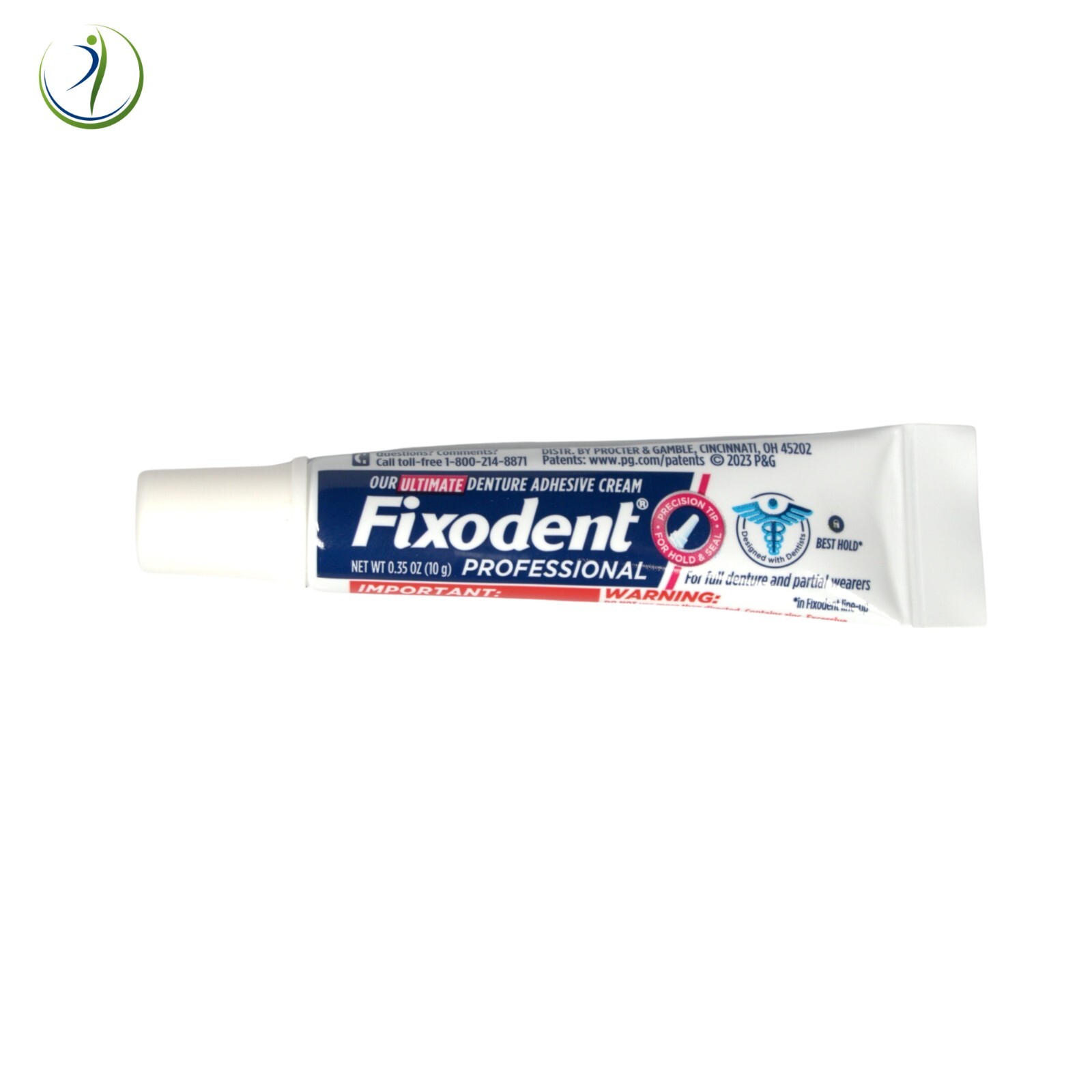 5 X Fixodent Professional Ultimate & Strongest Denture Adhesive Cream 10g 0.35oZ