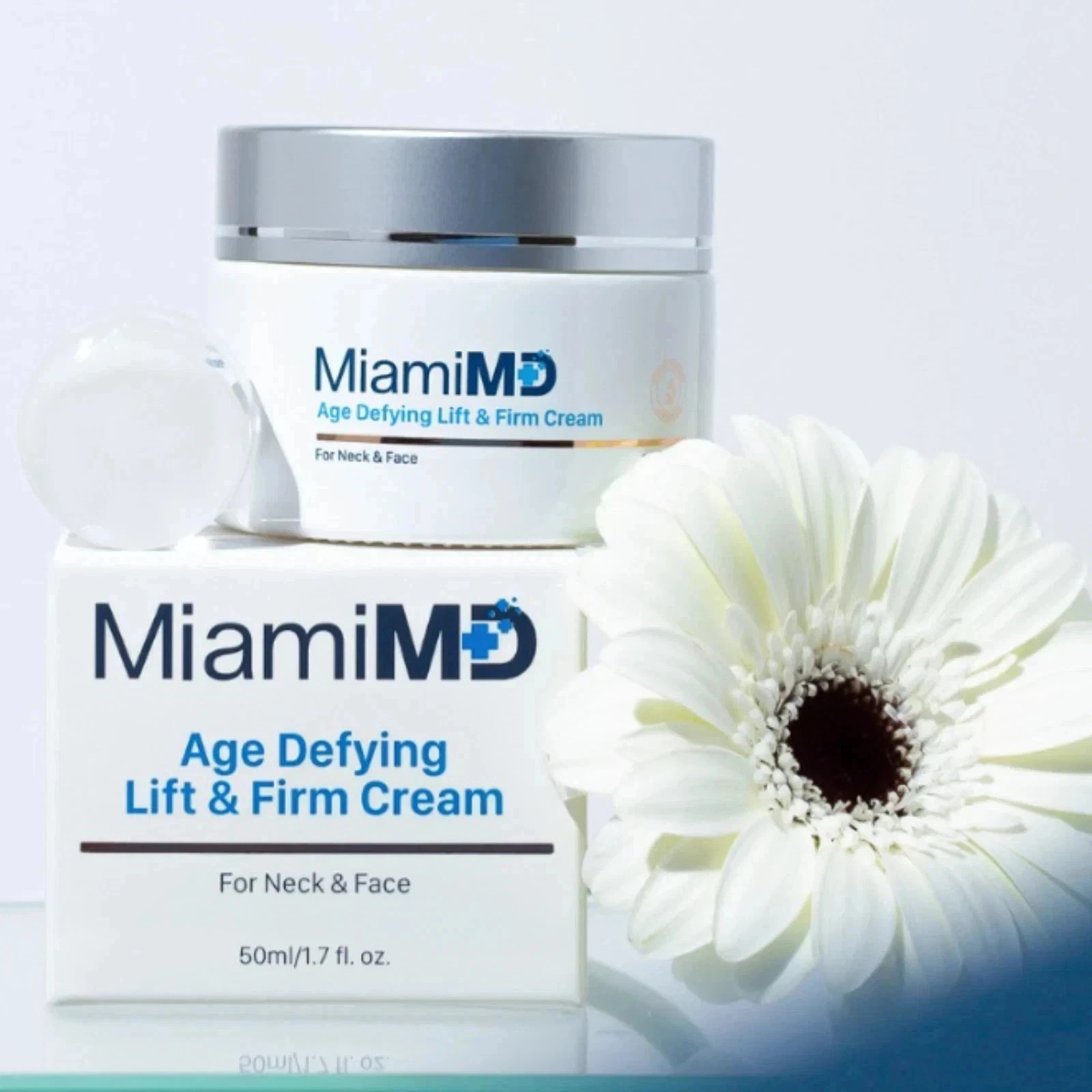 MiamiMD (Miami MD) Age Defying Lift & Firm Cream For Neck And Face – 50ml 1 set