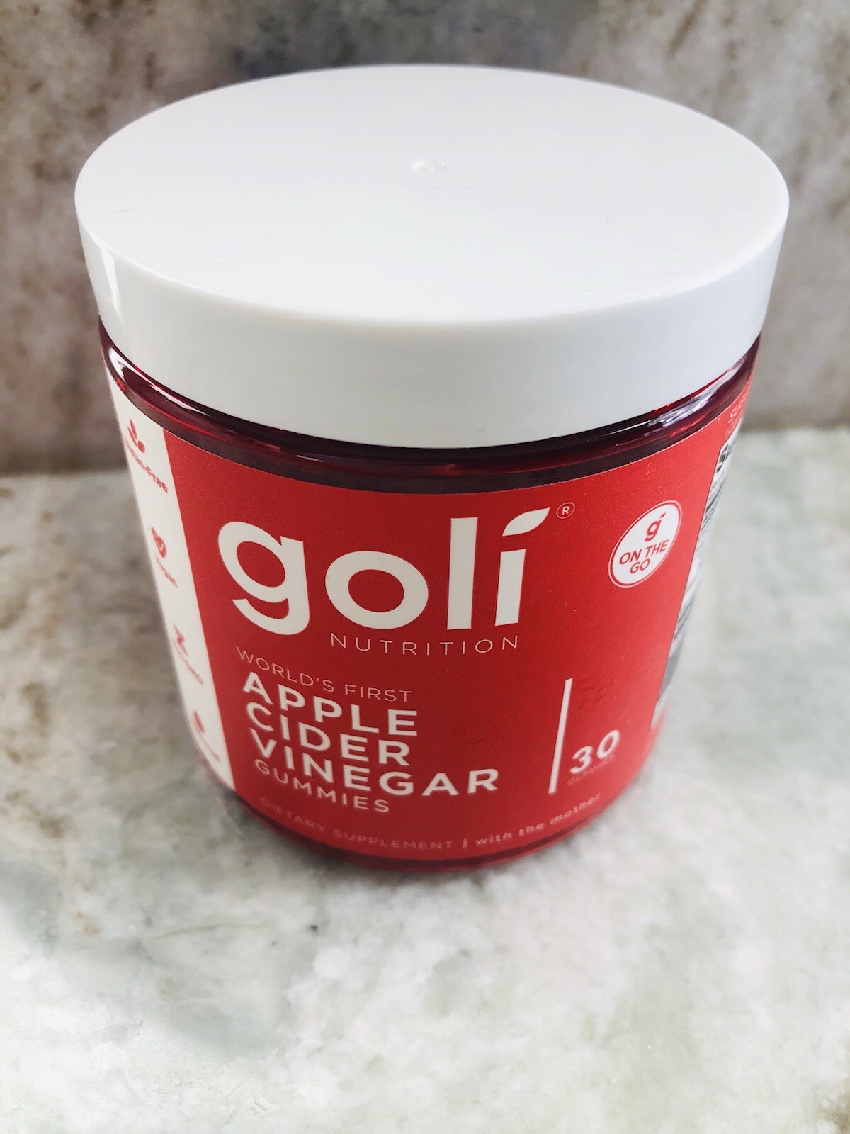 Goli Nutrition World’s First Apple Cider Vinager Gummies(30)-Brand New-SHIP 24HR