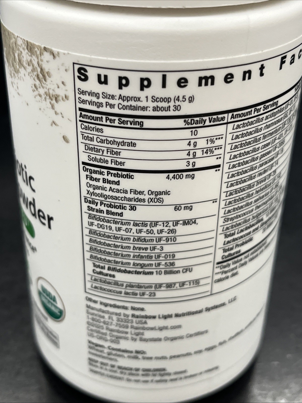Rainbow Light Daily Probiotic + Prebiotic Powder 4.76 oz Powder