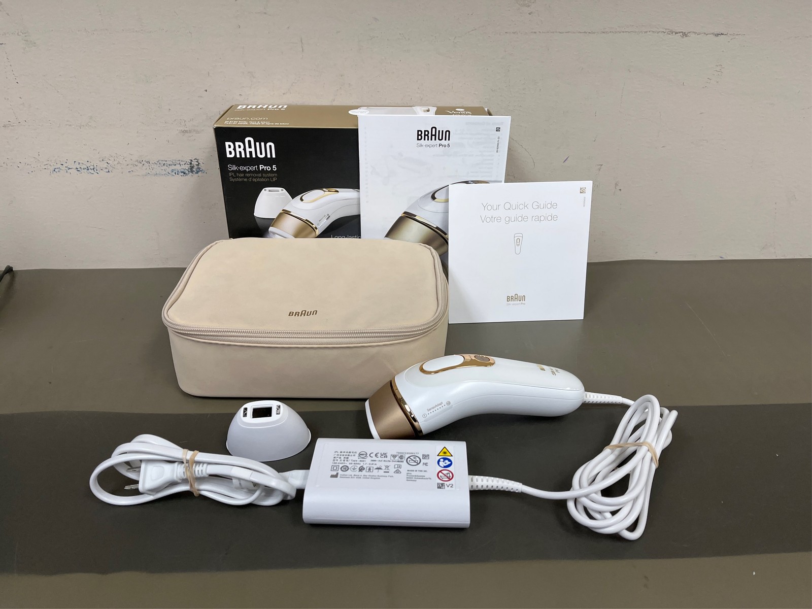 Braun Silk·expert Pro 5 PL5137 IPL, At-Home Hair Removal System, White&Gold 8