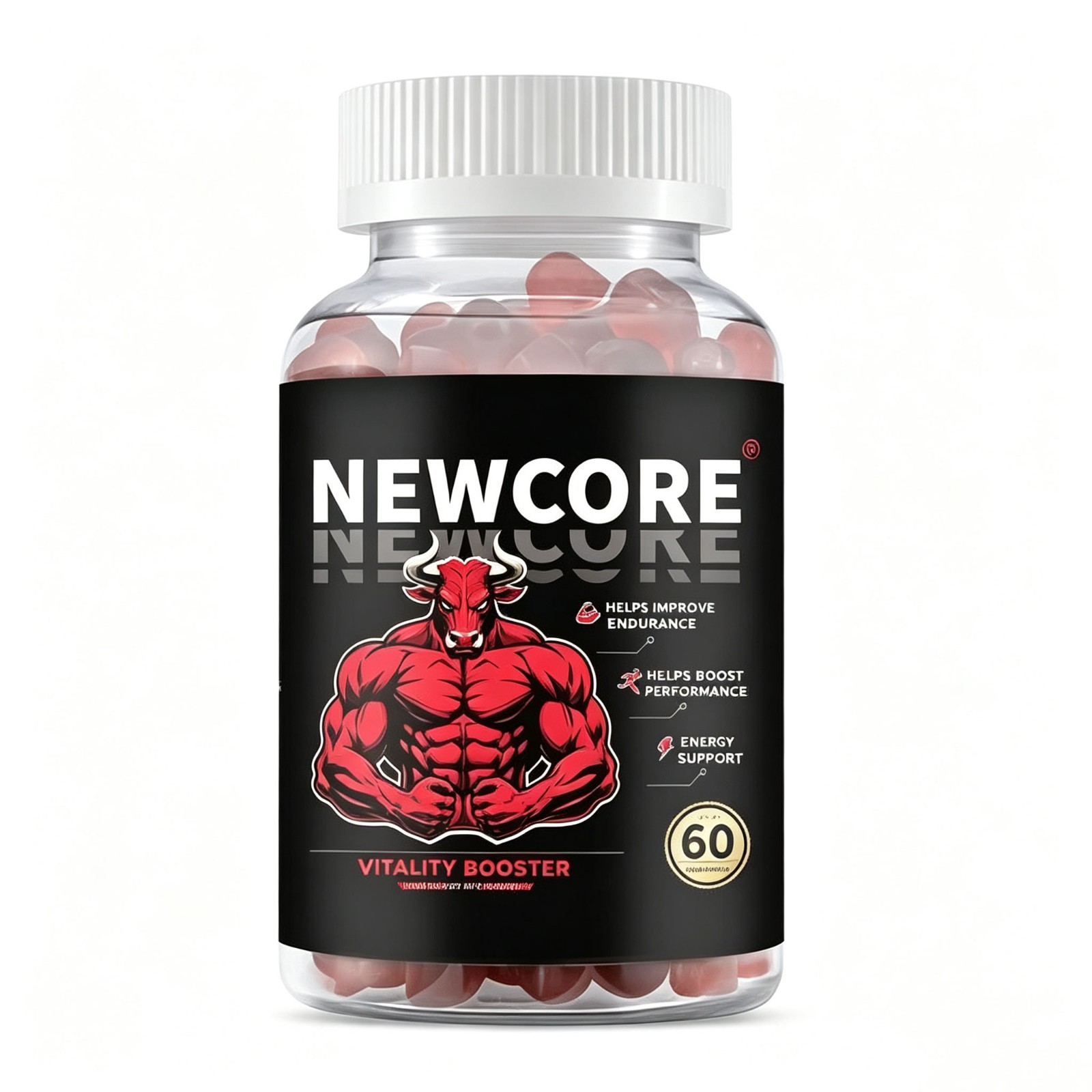 7in1 Herbal Wellness Gummies Maca L-Arginine Ashwagandha Beet Root NutrientBlend