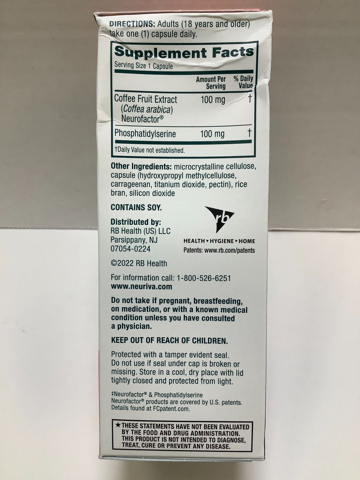 Neuriva Brain Health Original, Memory Focus Concentration, 90ct (3x30ct) 10/2026