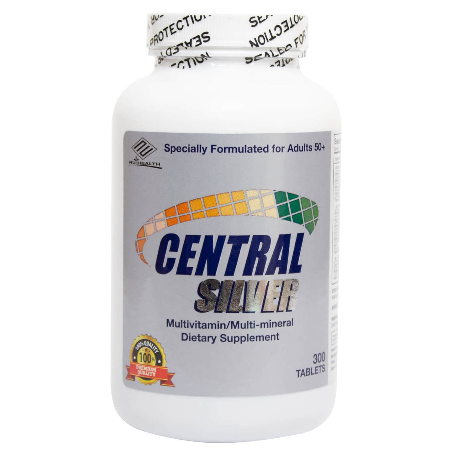 NuHealth Complete Central Silver Senior Multivitamin 300 Tablets