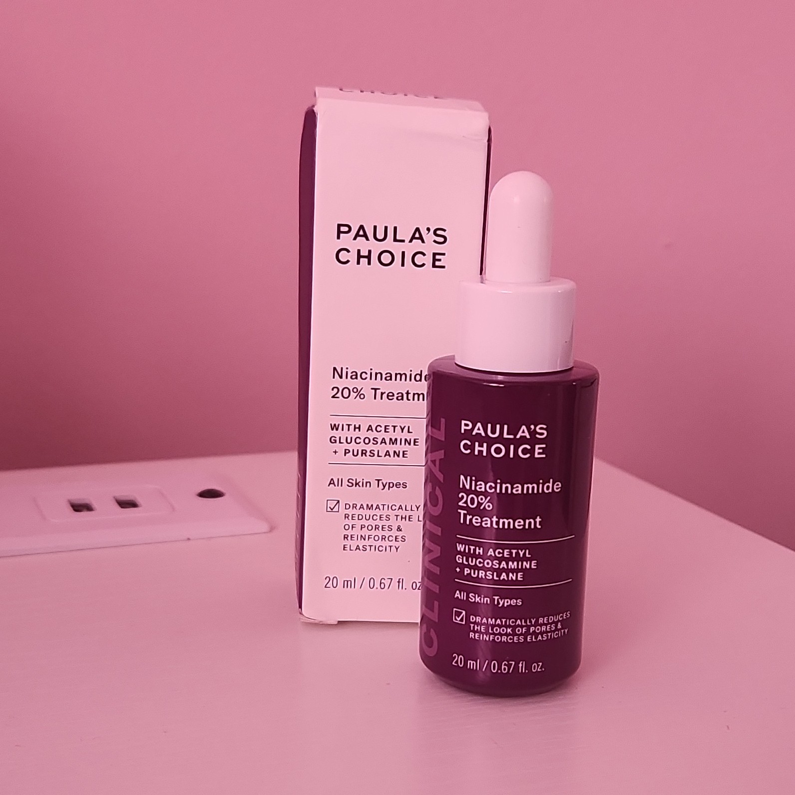 Paula’s Choice Niacinamide 20% Treatment 0.67 fl. oz. Serum MSRP $52 (NEW)