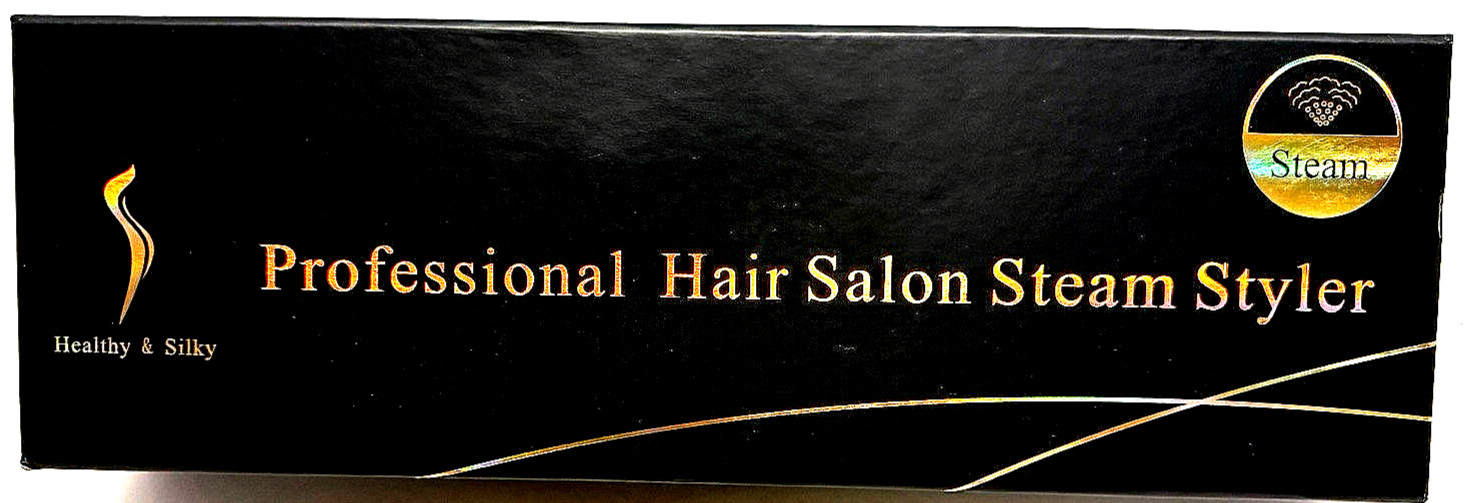Healthy & Silky Professional Hair Salon Steam Styler Argon Infusion 450° NIB