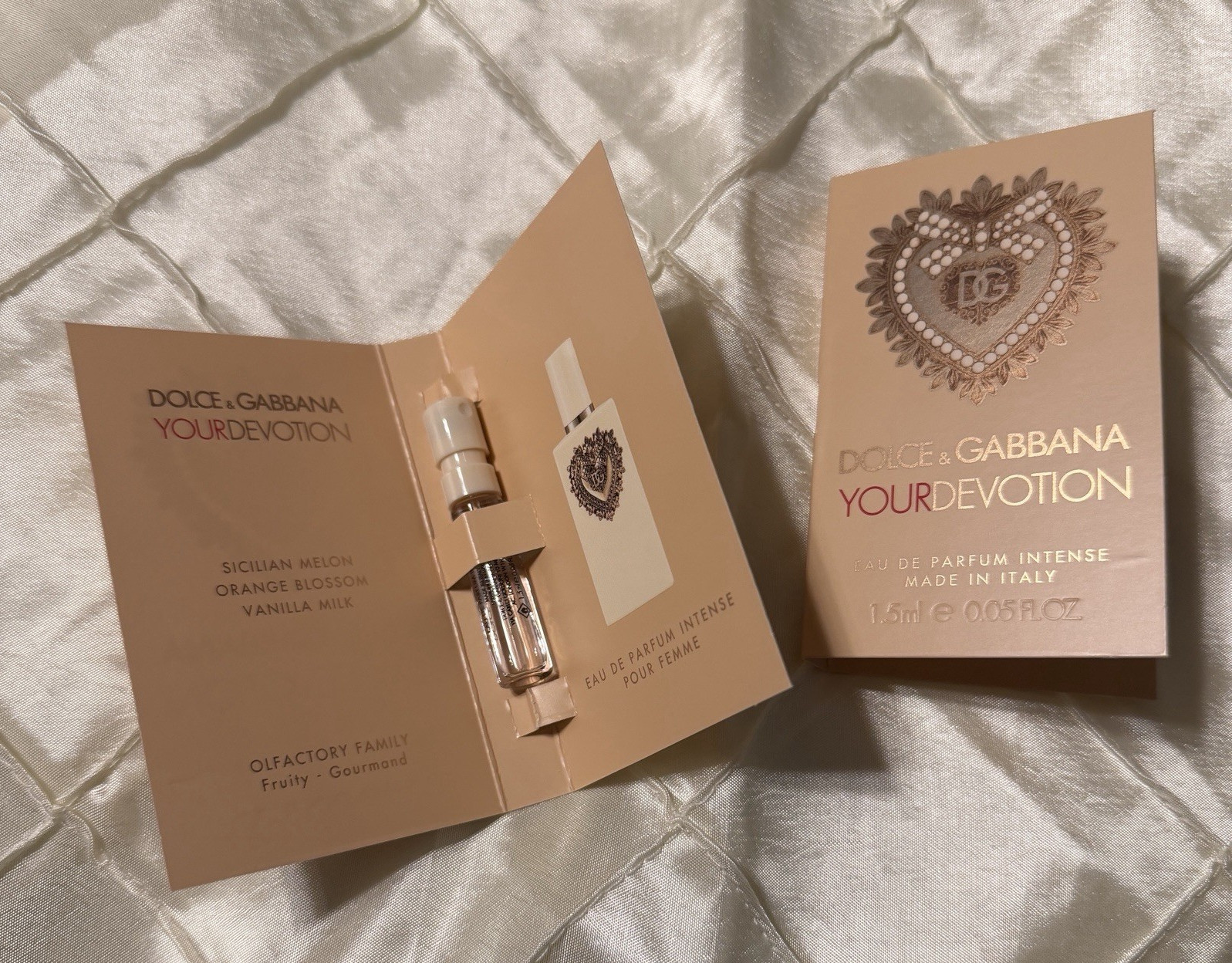 Dolce & Gabbana Your Devotion Eau de Parfum Intense Spray 0.05 fl oz Sample