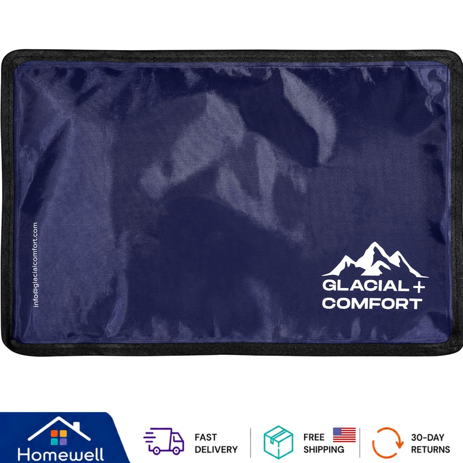 12″ x 8″ Flex Technology Gel Ice Pack – Pain Relief & Recovery Pad for All Ages