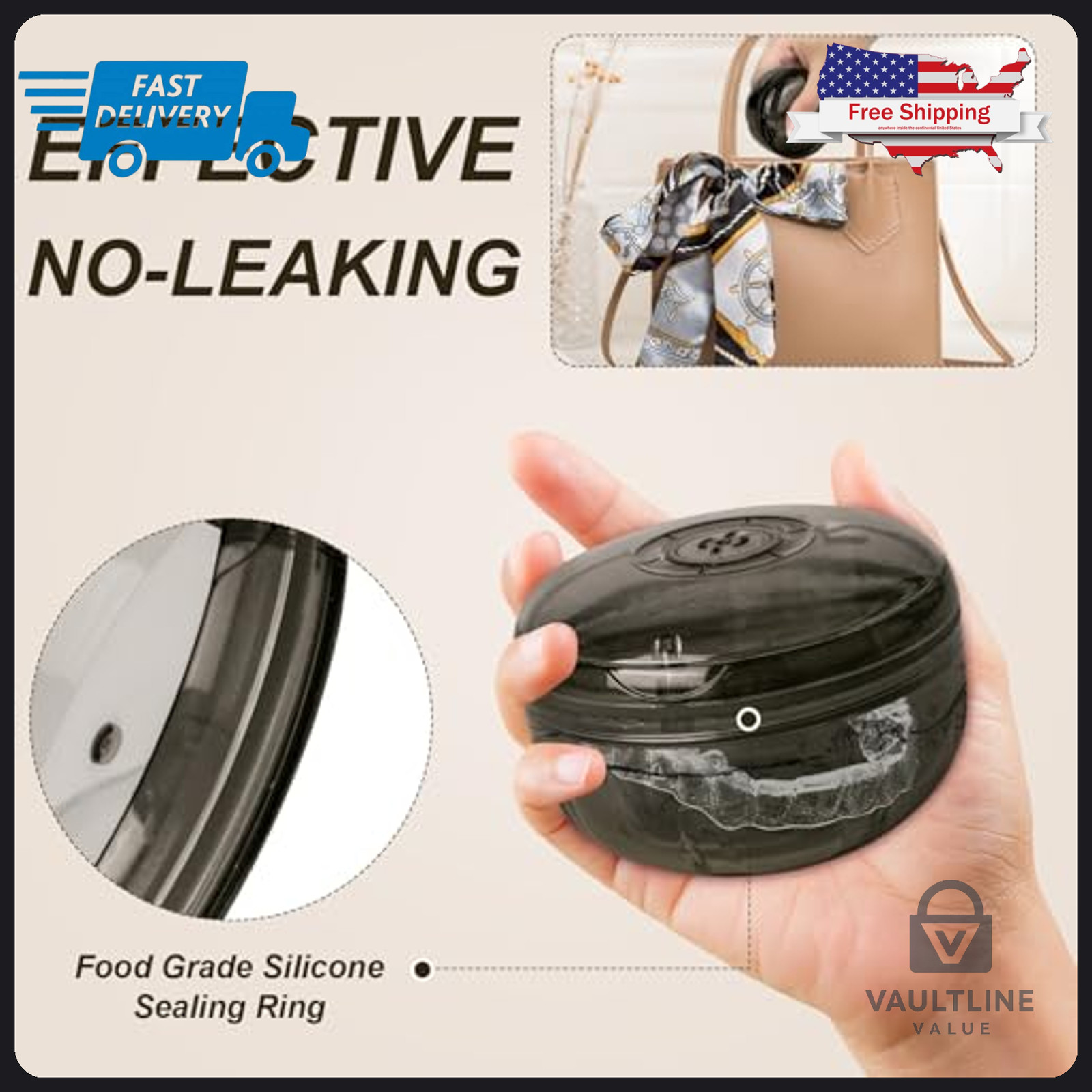 Retainer Cleaning and Storage Case with Ventilation Holes