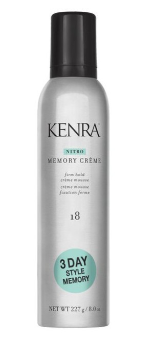 Kenra Nitro Memory Creme #18 Firm Hold Mousse 8 oz. New! Fast Free Shipping!