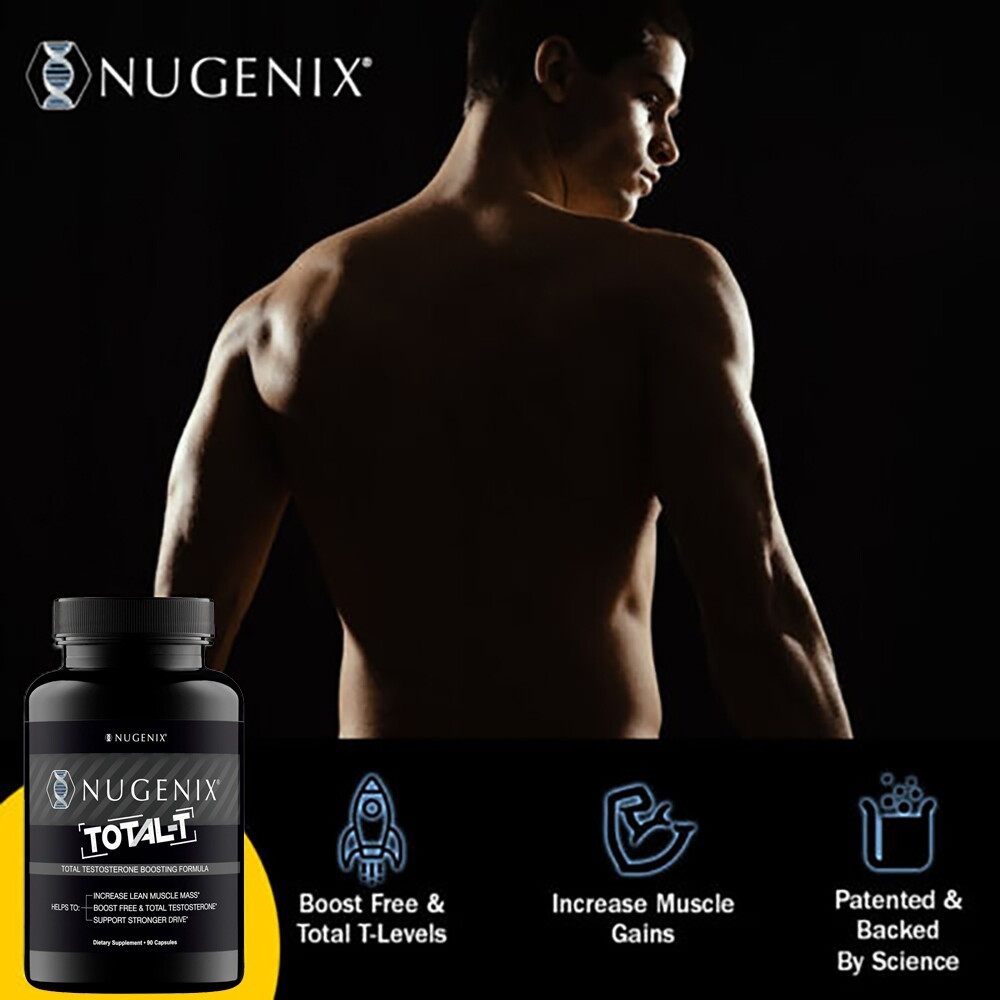 NUGENIX TOTAL-T Capsules -Testosteron Booster for Men, Energy & Stamina 90pcs