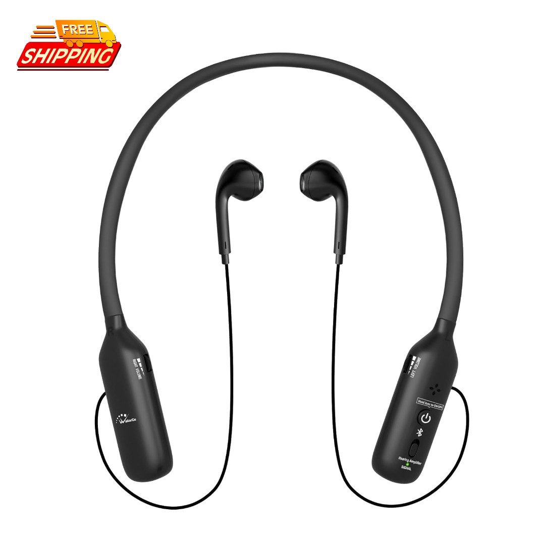 WallarGe Rechargeable Neckband Hearing Amplifier Free Ship