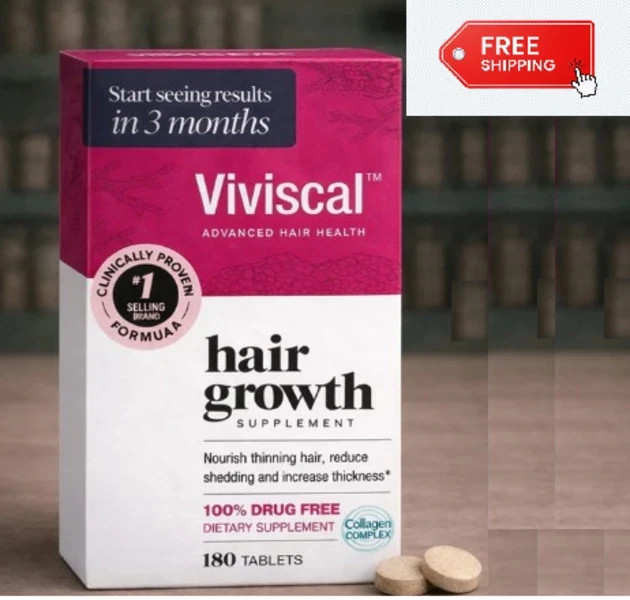 Viviscal Hair Growth Supplement for Women 180 Tablets – 3 Month Supply