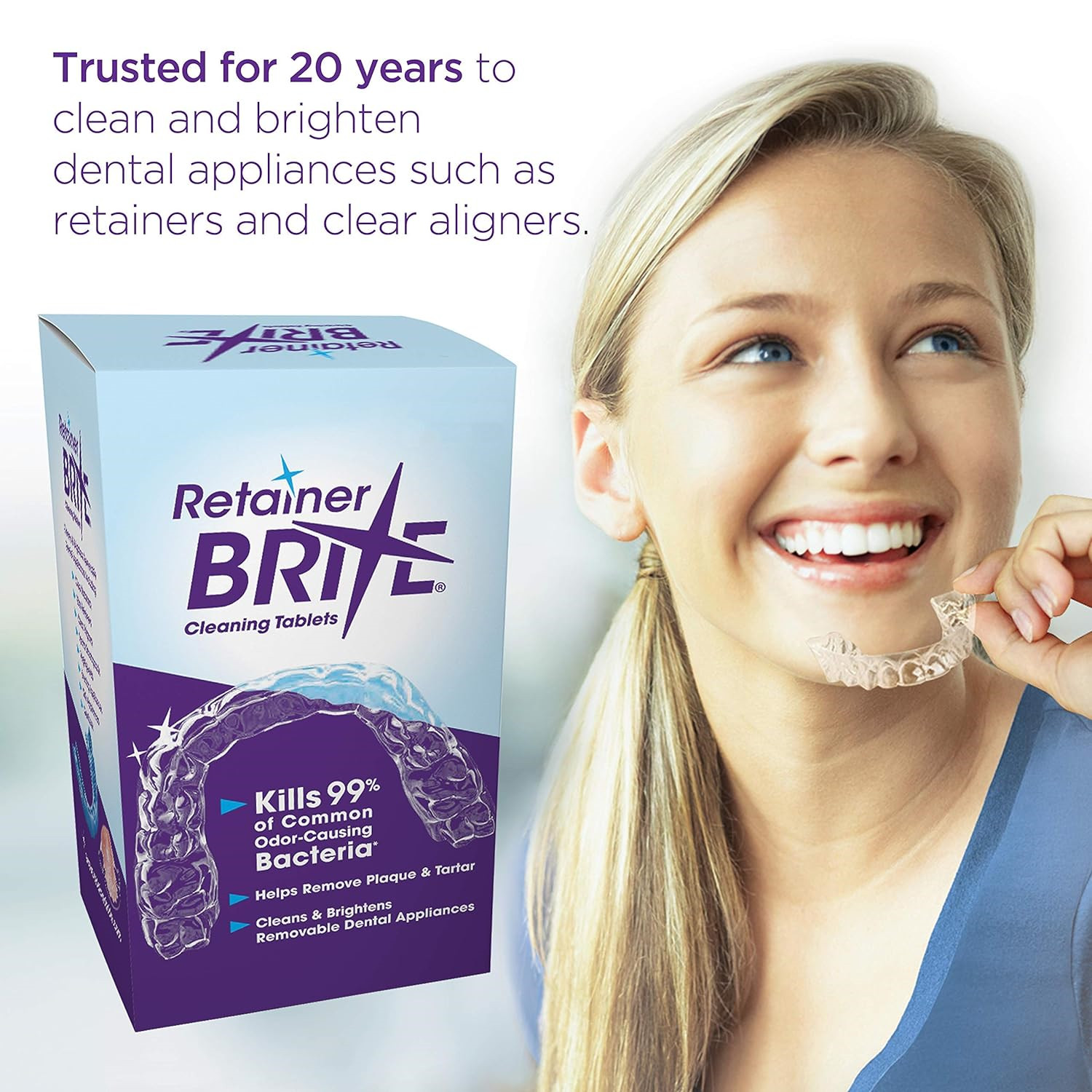 Retainer Brite Retainer brite -6 months supply- 2 boxes pack -192 tablets  192