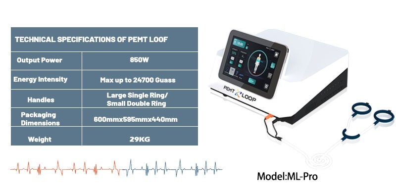 Protable PMST Loop EMTT PEMF Machine Magnetic Physio Therapy Massage Pain Relief