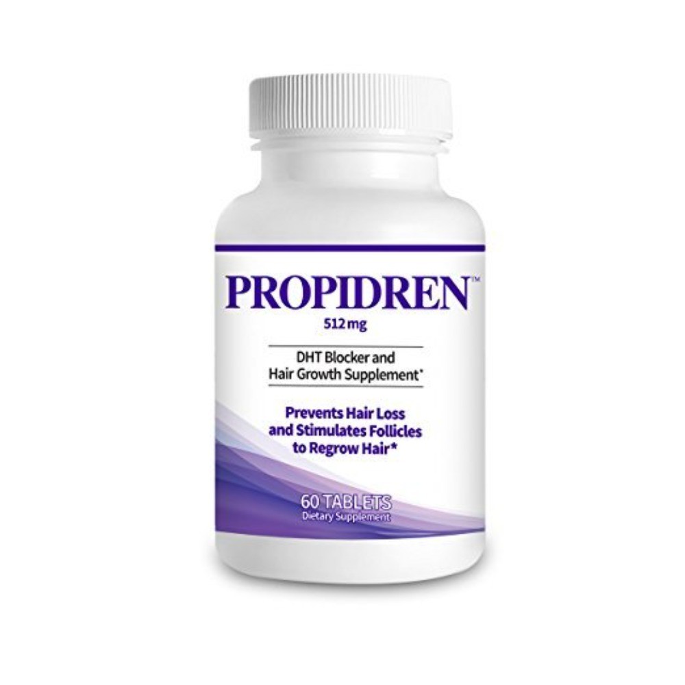 Propidren by HairGenics DHT Blocker with Saw Palmetto, Anti Hair Loss Supplement