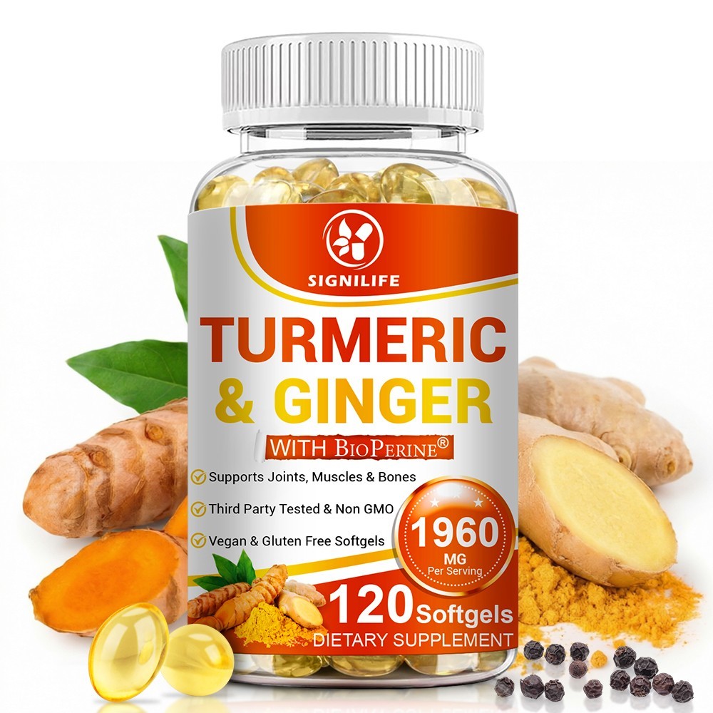 Turmeric Curcumin Highest Potency 95% 1950mg with BioPerine Black Pepper Extract
