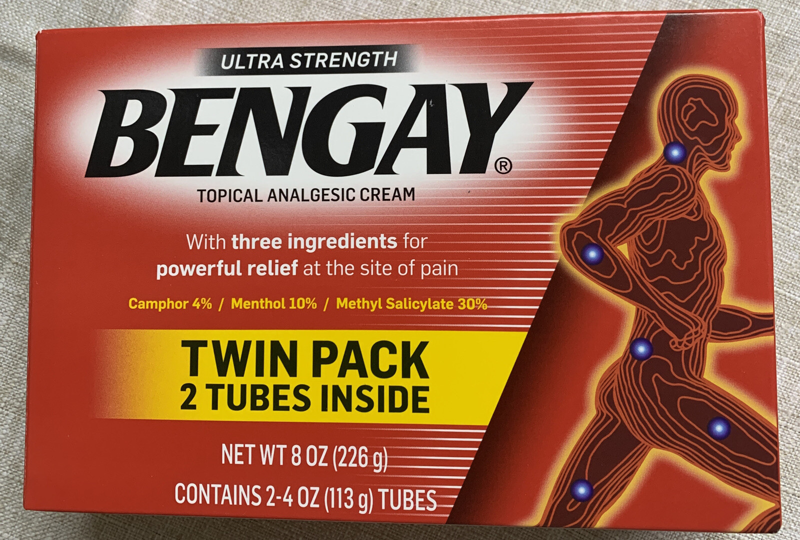 BENGAY Ultra Srength Pain Relieving Cream – 4oz (2 Pack)