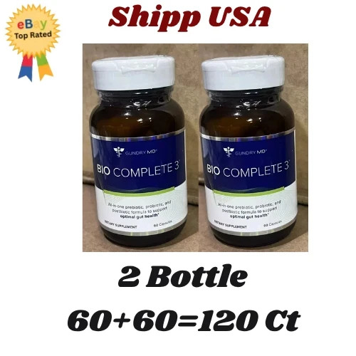2 Pic Gundry MD )caps Complete 3 supplemental (60*2=120 Bio Optimal Gut Vitality
