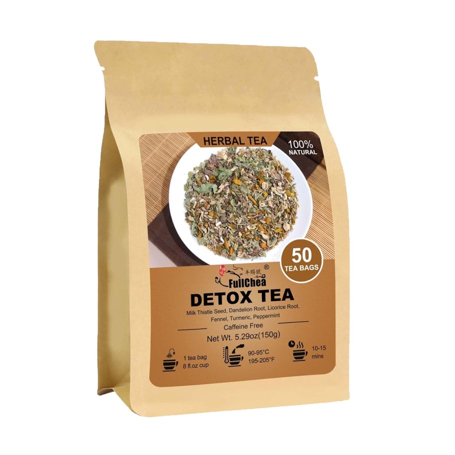 50 Milk Thistle Detox Tea Bags – Liver Cleansing Support