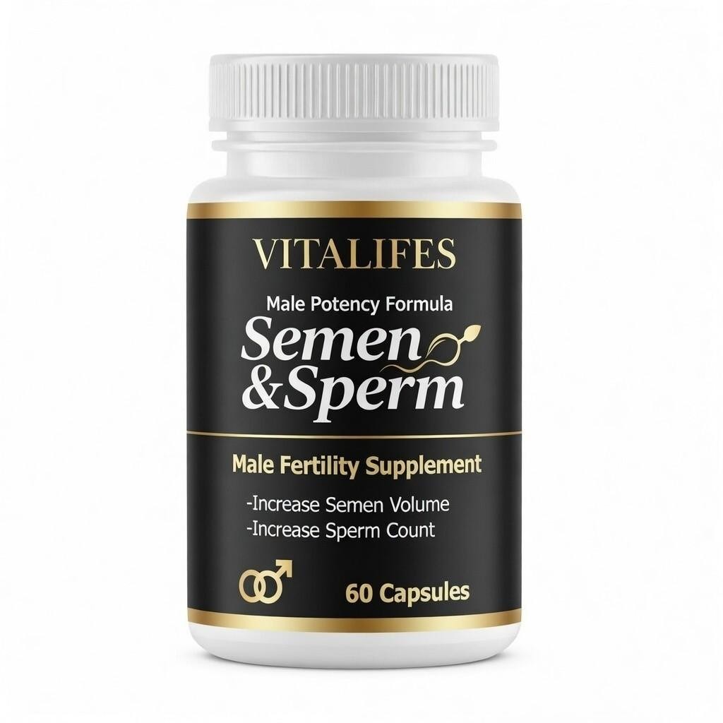 Semen & Sperm ED Pills for Men Boost Performance, Stamina & Energy (60 Capsules)